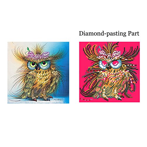 Aihome 5D Diamant Stickerei, Gemälde, Strass, Kreuzstich, Mosaik, Raum-Dekoration C - 2