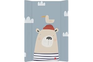Rotho Babydesign Wickelauflage Keil (50 x 70 cm) Bär Ahoi