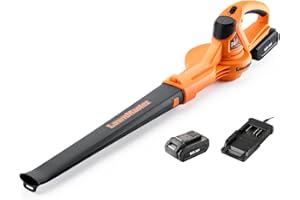 LawnMaster MX 24V Cordless Leaf Blower with Battery - Powerful Garden Blower with MX 24V 2.0Ah Lithium ion Battery and Charger, 2 Year Guarantee