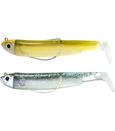 Leurre Double Combo Crazy Paddle Tail Off Shore 20g Kaki – FIIISH Alciumpeche, Neuf