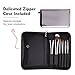 DUcare 6Pcs Premium Animal Hair and Synthetic Fibers Makeup Brushes Natural Cosmetics Set with Holder