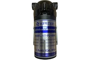 AQUA LOTUS Bomba Booster de ósmosis inversa filtro de agua 75-200-400-600 GPD (400 gpd)