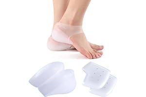 Jomdjmskes 4 Pcs Taloneras para Zapatos, Cómodas Taloneras Fascitis Plantar, Protector Talón Fascitis Plantar, Tendinitis Aquiles Espolón Talón, Plantillas de que Reducen la Presión y Dolor