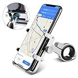 motorrad handytasche 【360-Grad-Rotation】- Die Handyhalter und das darin fixierte Gerät kann um 360° gedreht werden. Der Halter sorgt für sicheres Fahren, ob Sie reden, navigieren, Musik hören oder aufladen.