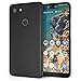 Produktbild Caseflex Google Pixel 3 XL Hülle, [Slim Fit] Silikon Schutzhülle Matt - Ultra Dünn & Leicht [Kratzfest] [Stoßfest] Shockproof Gel Case Cover Handyhülle für Google Pixel 3XL - Schwarz - CS0008GOXL