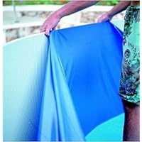 LINER GRE OVERLAP AZUL 730x375x120-132 OVALADO (SIN PERFIL COLGANTE) ESPESOR 40/100