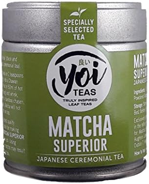 Matcha Superior, Ceremonial Grade. Among the highest quality matchas produced in Kyoto, Japan. 40g.
