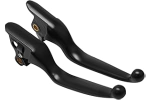 GYMARK Leviers de frein et d'embrayage de moto pour Harley Softail Breakout Fat Boy Deluxe Heritage Classic FLS Slim Street Bob 2015-2024 Accessoires de levier de poignée