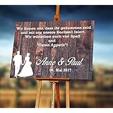 70x50 cm, Willkommenschild, Willkommen - Schild, Hochzeitsschild, Gästebuch, Hochzeitsbaum, Wedding Tree, Alternative Rustikales, Leinwanddruck - Baum, Leinwand, Keilrahmen und Holz Motiv