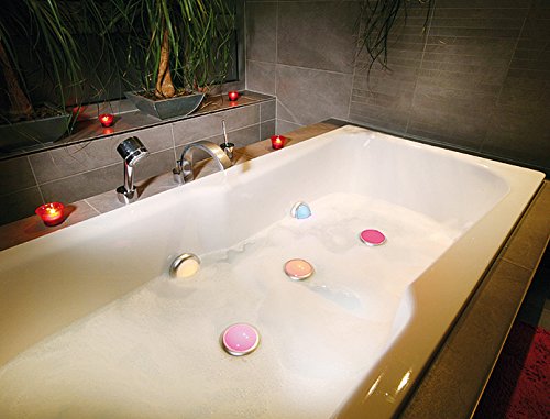 ANSMANN Aqualight LED-Unterwasserleuchte – Beleuchtung für Pool Badewanne Wellness Teich Party – Stimmungslicht wasserfest schwimmfähig (6er Pack) - 5