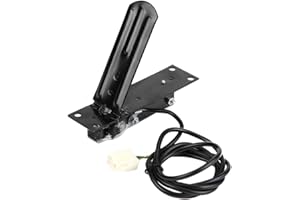 Pedal de aceleración de motocicleta Gorgeri, pedal de aceleración de 250W 24V Pedal de freno del acelerador Control de velocidad para moto eléctrica Scooter Go-Kart