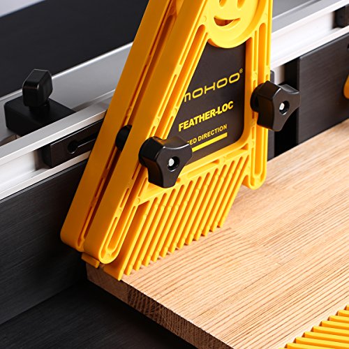 MOHOO 2x Featherboards Feder Loc Brett für Tischsägen Router & Tabellen Zäune Werkzeuge Gehrungsfugenlehre Slot Fenster und Türen DIY fuer Holzbearbeitung und Industriewesen usw. - 7