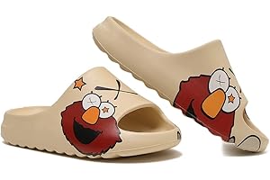 FOINLEDR Claquette Hommes Claquettes Femme Ete Plage Sandales Homme Pantoufles Femme Confortable Piscine Slide Unisex Foam Slides