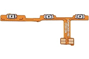 Generico RicambioCompatibile con XIOMI MI 10T 5G / MI 10T PRO 5G flat flex circuito interno switch key pulsante accensione tasto power controllo volume on off spare part