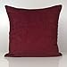 Produktbild BRIGHT Burgund Kissen, Kissen, dekoratives Kissen Bezug, Kissen Bezug, Akzent-Kissen, Velours-Mischgewebe Kissen mit weichem funkelt., Velours, Bright Burgundy, 16"X20"
