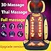 Produktbild AMYMGLL Multifunktionale Massagekissen Upgrade-Version Startseite Massage-Stuhl (Bein, Hüfte, Nacken, Hüfte, Rücken, Fuß) Thai Massagematte Infrarot Physiotherapie Winkel öffnet wieder abnehmbar freie Einstellung Falten
