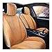 Produktbild LPQSY Universal-Autositzbezug 5er-Set Universal-kompatible Airbags All-Inclusive-Sitzbezug Four Seasons Universal Comfort Kurzes Plüsch-Schutzkissen (Farbe : C)
