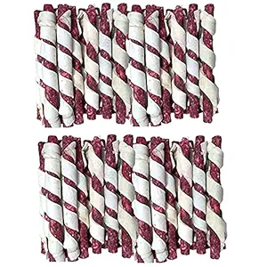YOUNIQUE MERCHANDISE Mutton Spiral Munchie Sticks Dog Treat Snacks for All Breed Size? (Mutton, 150gram)