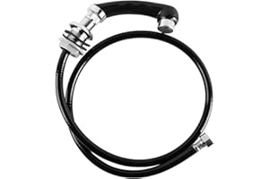 VOANZO Hair Store Shower Head for Hairdressing Salon Sinks Adjustable Water Flow Salon Shower Head with Flexible Hose Hair Washing Tool for Hair Salons and Barber Shops