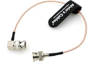 Alvin's Cables HD SDI BNC Kabel koncentryczny Prosty do prostego 3G BNC Kabel do kamer monitorów rejestratorów sprzętu wideo 30CM|12 cali