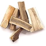 Geweih für Hunde - halbe Stange - 1 Stück der Größe 50 - 80 Gramm | Hundesnack Geweih | Geweihstange | Rothirsch | Hirschhorn Hund | Zahnpflege Hund | Abwurfstangen Geweih | natürlicher Kauknochen für Hunde