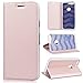 Produktbild SMART LEGEND Lederhülle für Google Pixel Ledertasche Hülle Rosegold Schutzhülle Premium PU Leder Flip Case Protective Cover Innere Transparent Weiche Silikon Bookcase Handy Tasche Schale mit Magnet Standfunktion Etui