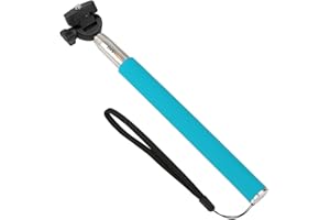 AAA PRODUCTS Original Selfie Stick - Traveller Monopod Pole for Compact Digital Cameras, Action cam, Mobiles and more - With Wrist Strap - Range: 22 to 109cm