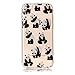 Produktbild iPhone 6 6S Hülle, Chreey Glitzer Muster Transparent Handyhülle Niedlich Mode Süß Temperament Weiche TPU Silikonhülle Case Ultra Dünn Kratzfest Durchsichtige Hülle Backcover [Panda]