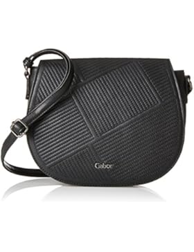 Gabor Damen Irina Umhängetasche, Schwarz (Schwarz), 18.5 x 8 x 22.5 cm
