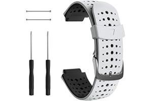 NotoCity Garmin Forerunner 235 Armband, Uhrenarmband Kompatibel mit Forerunner 235/230/220/620/630/735XT, Soft Silikon Ersatzband für Garmin Forerunner 235, Mehrfache Farben