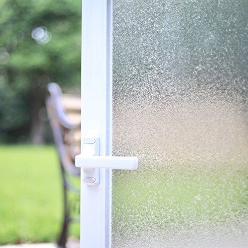 Fancy-fix Fensterfolie Dekorfolie Sichtschutzfolie Statische Folie Selbsthaftend (ohne Kleber) Milchglasfolie 40x150cm