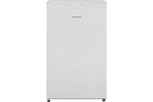 TELEFUNKEN Kühlschrank mit Gefrierfach (nur für Eiswürfel) | Freistehend | 89 Liter Nutzinhalt | Kühlschrank klein mit Gemüsefach | LED-Beleuchtung | Türanschlag wechselbar | CF-33-101-W2 weiß