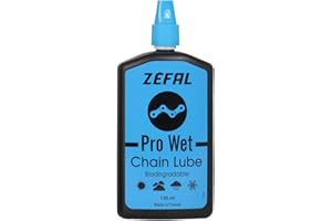ZEFAL Pro Wet Lube - Lubrifiant chaîne vélo biodégradable - Longues distances et toutes conditions Mixte Adultem Bleu, 120 ml