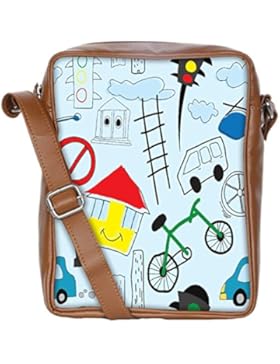 Snoogg , Damen Umhängetasche mehrfarbig multi