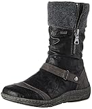 wasserabweisend: ja Remonte Damen D3889 Schneestiefel, Schwarz (Schwarz/Fumo/Schwarz), 42 EU