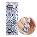 ThumbsUp Nails - Lisboa Portuguese Tiles Nail Wraps 20 Wraps / Pack