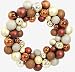 Produktbild Queta Weihnachtskugeln Baumschmuck Weihnachtsbaum Weihnachtskugeln Set 55pcs Weihnachtsball Girlande für Weihnachten Dekoration (Bronze)
