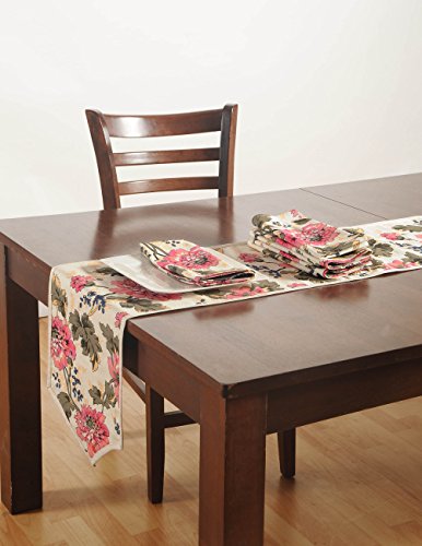 Cotton Duck Fabric Indian Table Linens Set with 4 Dinner Napkins And Table Runner - Machine Washable RS.1094 (51.00% Off) - Amazon