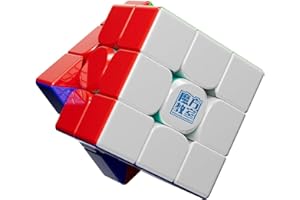 GAREGEAR MoYu RS3M V5 2023 Ball-Core UV Coated 3x3 Speed Cube with Robot-Shape Display Box