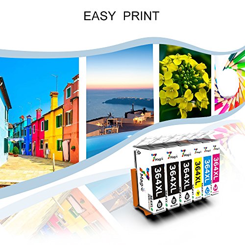 364 XL 7Magic Cartucho de tinta reemplazo HP 364 XL Alta Capacidad Compatible con HP Photosmart 5520 5510 7520 7510 6510 6520 Deskjet 3070A Impresora 3 Negro 1 Cian 1 Magenta 1 Amarillo reviews 364 XL 7Magic Cartucho de tinta reemplazo HP 364 XL Alta Capacidad Compatible con HP Photosmart 5520 5510 7520 7510 6510 6520 Deskjet 3070A Impresora 3 Negro 1 Cian 1 Magenta 1 Amarillo