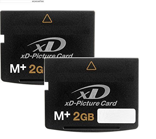 2 x 2GB XD SPEICHERKARTE TYP M+ XD-BILD KARTE OLYMPUS FUJI