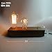 Produktbild DHG Tischlampe-Massivholz Holz Persönlichkeit kreative alte Lampen Retro Schreibtischlampe, Das Café in vitro Feuer Glühbirne,Buche - Dunkel