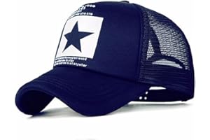 Cozyan Cappellino con Visiera Estivo Ricamato Uomo Trucker cap Berretto da Baseball Cappellino da Baseball Uomo Estivo Ricamato Cappelli a Rete Unisex Traspirante Trucker Cappello