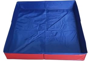 GENÉRICO Piscina para Perros, Piscina De Mascotas Plegable Portátil, Bañera De Mascotas Pequeñas Sin Deslizamiento Sin Deslizamiento para Perros Pequeños, Y Otros Animales, 50 × 50 × 10 Cm