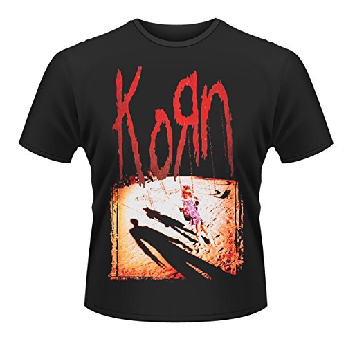 Plastic Head by Korn Maglietta con Maniche Corte, Nero, Medium Uomo