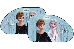 TATAWAY IN VIAGGIO SI CRESCE Tataway Paire de tentes latérales trapézoïdales Frozen Ice 65x38 - Tentes de Voiture Disney Design pour Enfants