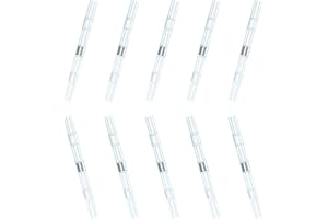 JOYELEC 140stk Kabelverbinder，Lötverbinder mit Schrumpfschlauch，26-24AWG(0.25mm²-0.34mm²) Wasserdicht Schrumpfverbinder，Schrumpfschweißen Stoßverbinder (140 Stücke weiß in Säcken)