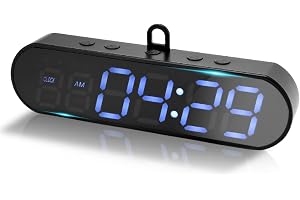 Gym Timer Klocka Intervall Timer, 10 Funktioner Träningstimer Intervallklocka Bärbar Gym Timer Nedräkningsklocka USB Uppladdningsbar Fitness Träningstimer Stoppur Träningsklocka Med Magnet För Sport
