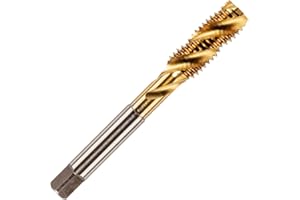 RENNIE TOOL COMPANY Rennie Tools - M16 x 2 Spiral Flute Tap HSS M2 Titanium (TiN) Coated 16mm Thread. Metric Hand/Machine Screw Tap Metric Coarse. for Tapping Blind Holes. Pack of 1