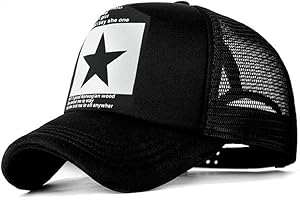 Cozyan Cappellino con Visiera Estivo Ricamato Uomo Trucker cap Berretto da Baseball Cappellino da Baseball Uomo Estivo Ricamato Cappelli a Rete Unisex Traspirante Trucker Cappello